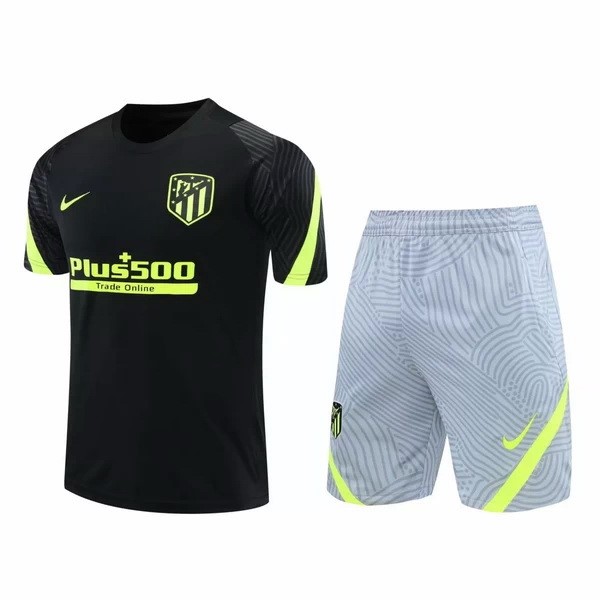 Entrenamiento Atletico Madrid Conjunto Completo 2020/21 Negro Gris